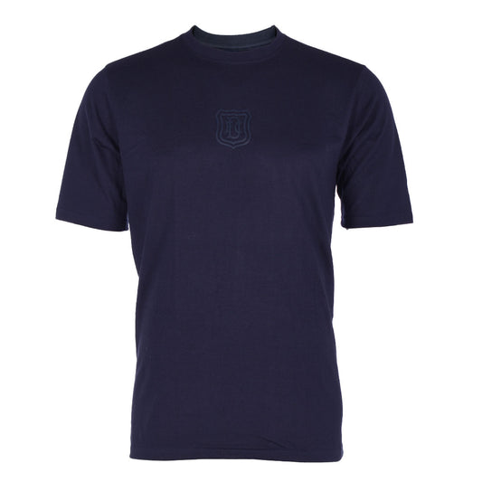Rubberised Print T-Shirt Dark Blue